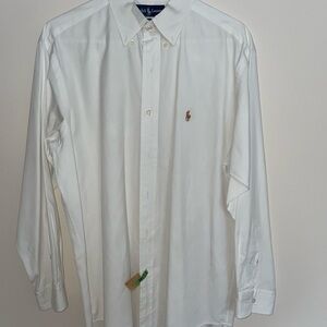 Ralph Lauren Cufflink Classic White Dress Shirt